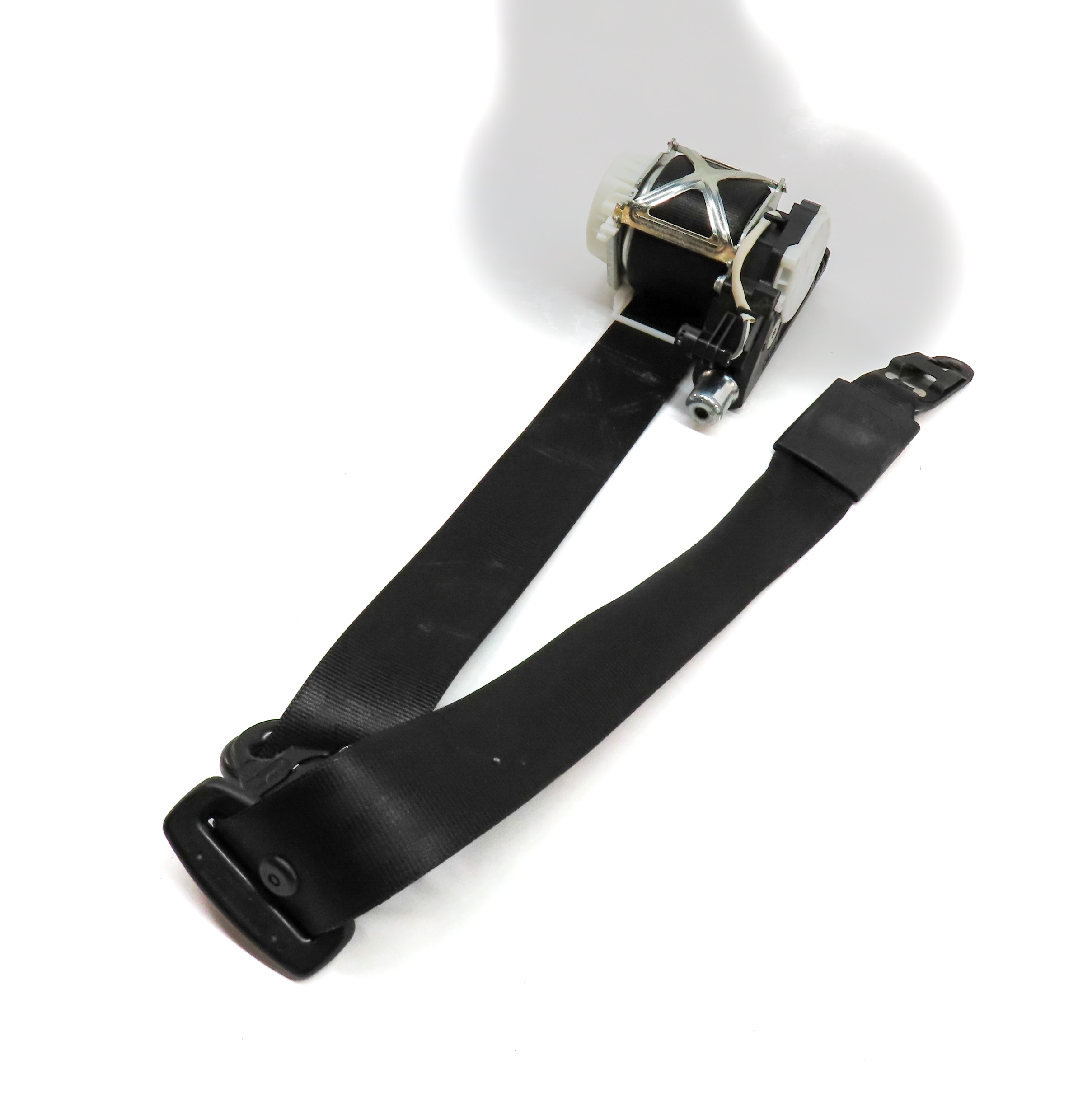 2007-2015 AUDI Q7 (4L) FRONT RIGHT PASSENGER SEAT SEATBELT RETRACTOR (Black) — exact item pictured